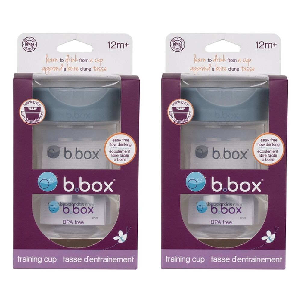 B.Box Training Cup Blue 240mL Pack of 2