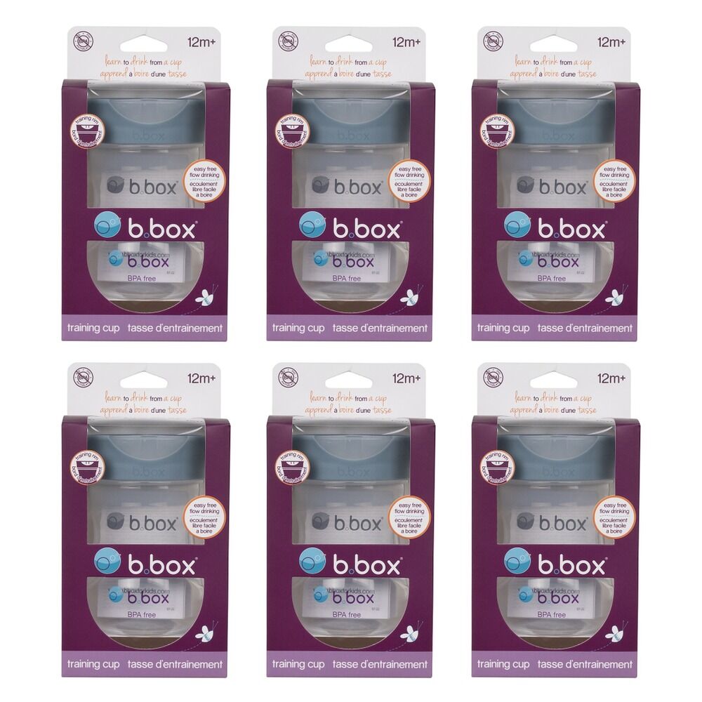 B.Box Training Cup Blue 240mL Pack of 6