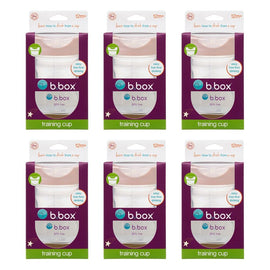 B.Box 240mL Training Rim Cup Blush Pack of 6