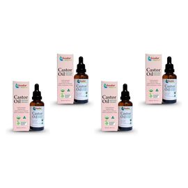 Soodox Organic Castor Oil 50mL Pack of 4