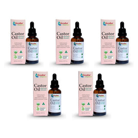 Soodox Organic Castor Oil 50mL Pack of 5