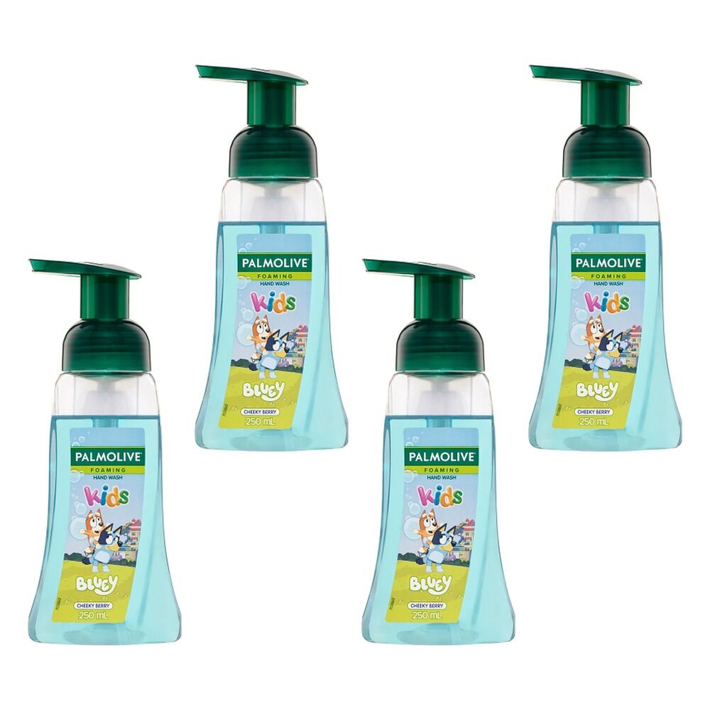 Palmolive Kids Bluey Foaming Hand Wash Cheeky Berry 250mL Pack of 4