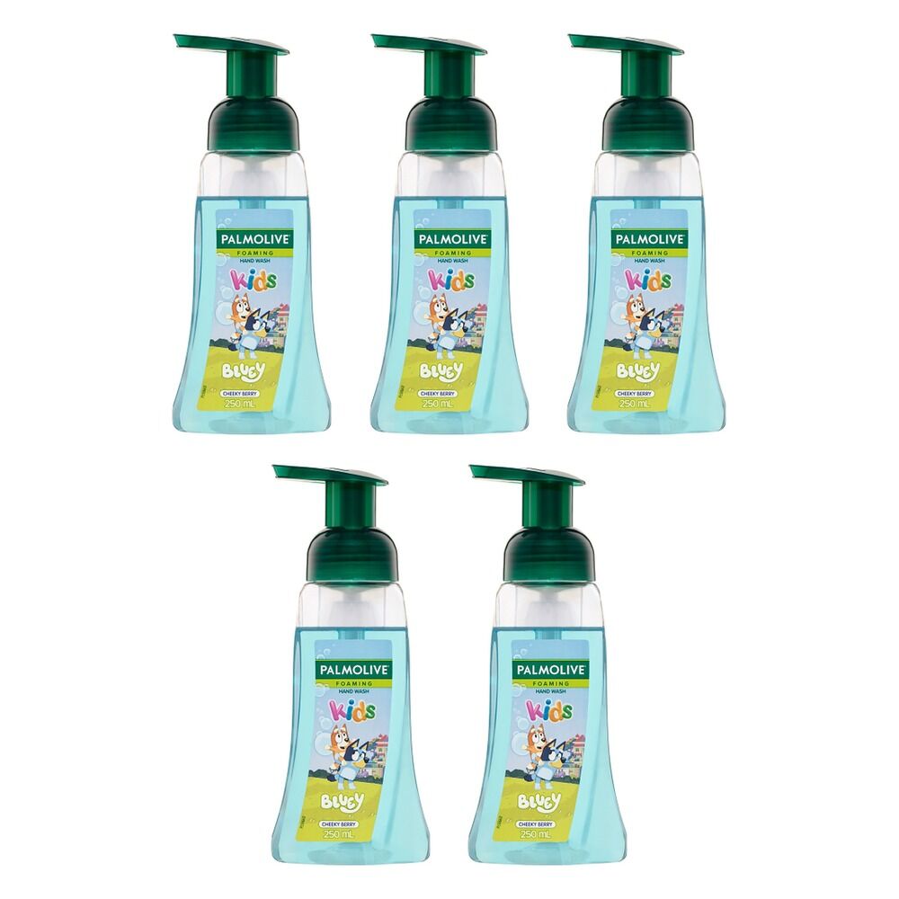 Palmolive Kids Bluey Foaming Hand Wash Cheeky Berry 250mL Pack of 5