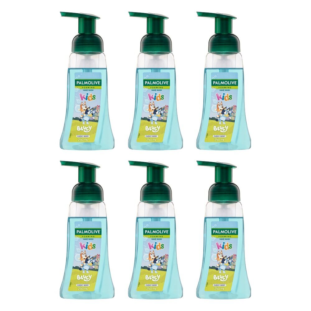 Palmolive Kids Bluey Foaming Hand Wash Cheeky Berry 250mL Pack of 6