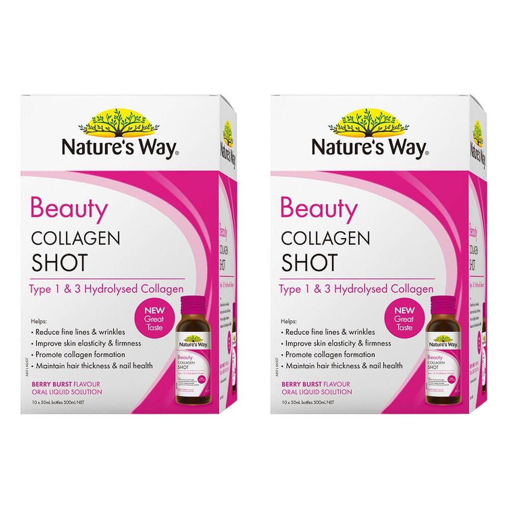 Nature's Way Beauty Collagen Shot 10 x 50mL Pack of 2