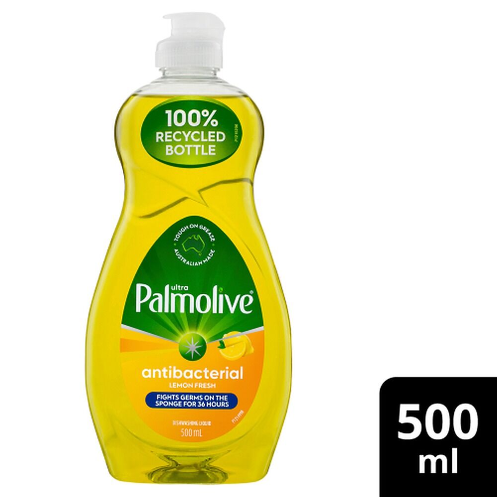 Palmolive Dishwashing Liquid Antibacterial Lemon Ultra 500mL