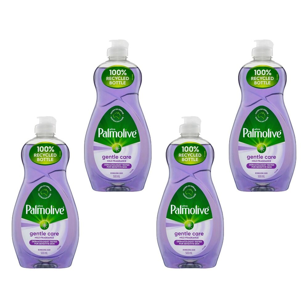 Palmolive Dishwashing Liquid Gentle Care Ultra 500mL Pack of 4
