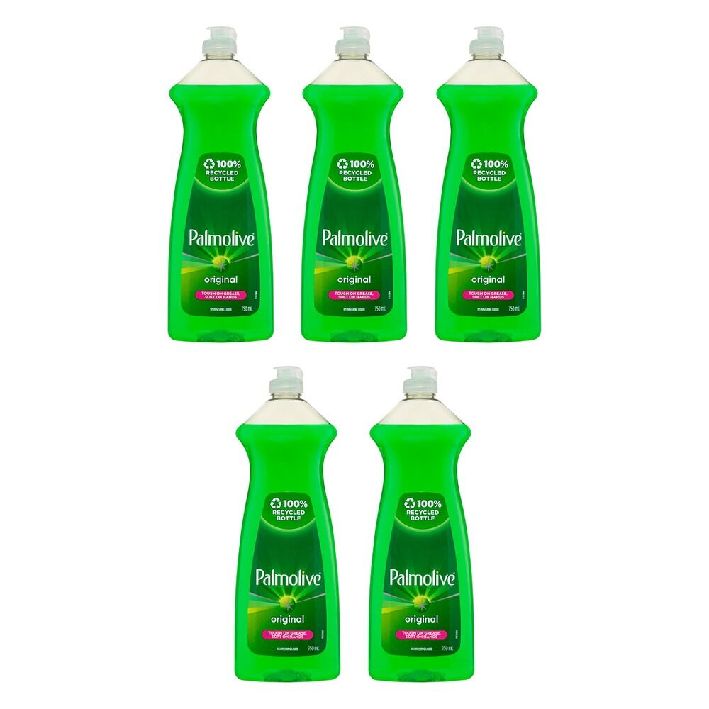 Palmolive Dishwashing Liquid Original 750mL Pack of 5