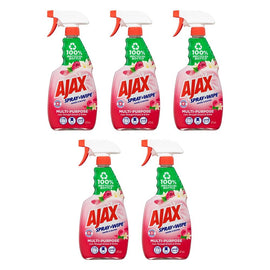 Ajax Spray n' Wipe Vanilla & Berries 475mL Pack of 5