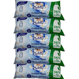 Cuddly Classic Fresh Fabric Conditioner Concentrate Refill 5 Pack 300ml