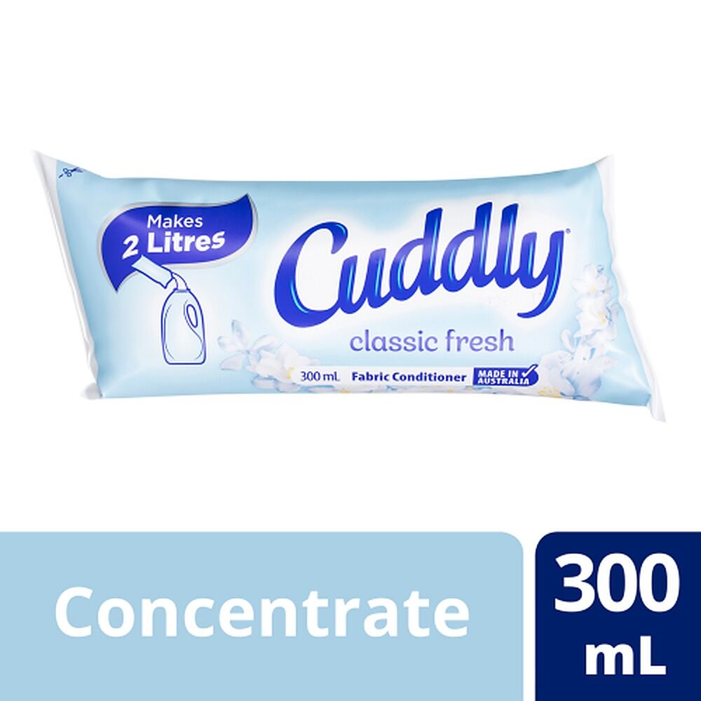 Cuddly Classic Fresh Fabric Conditioner Concentrate Refill 300ml