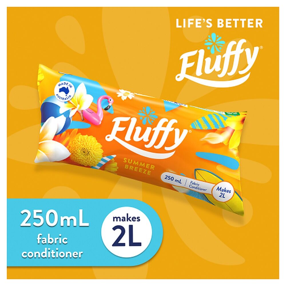 Fluffy Fabric Softener Summer Breeze 250mL