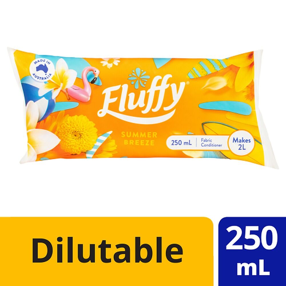 Fluffy Fabric Softener Summer Breeze 250mL