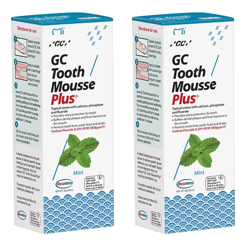 GC Mousse Plus Mint 40g Pack of 2