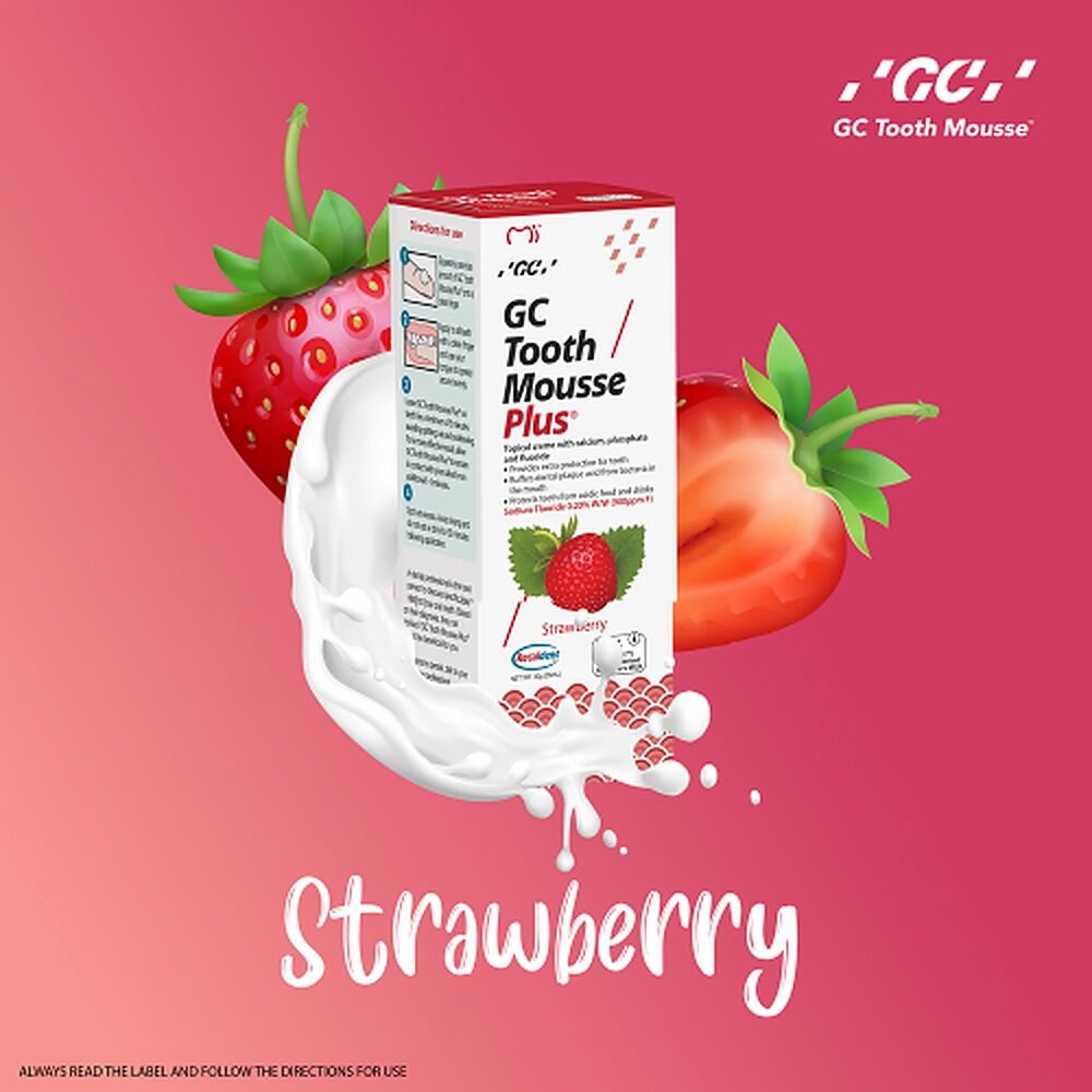 GC Mousse Plus Strawberry 40g