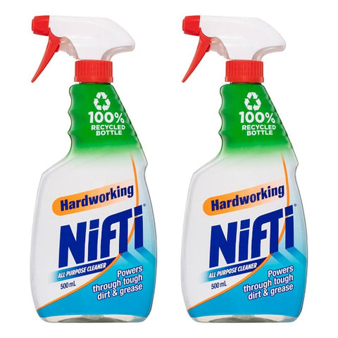 Nifti Hardworking Multipurpose Cleaner 500mL Pack of 2