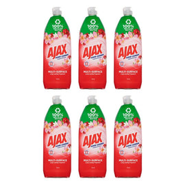 Ajax Floor Cleaner Tropical Breeze 750mL Pack of 6