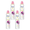 Dove Advanced Care 72h Go Fresh Antiperspirant Acai Berry & Waterlily Pack of 4