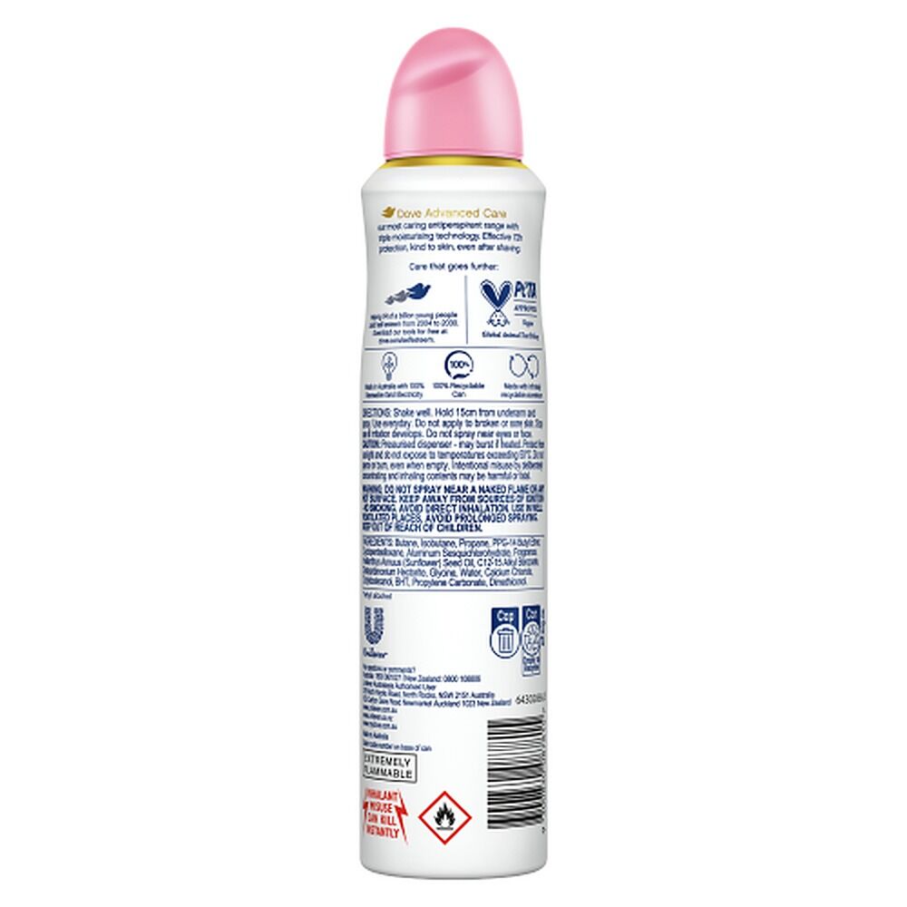 Dove Advanced Care 72h Go Fresh Antiperspirant Acai Berry & Waterlily 250mL