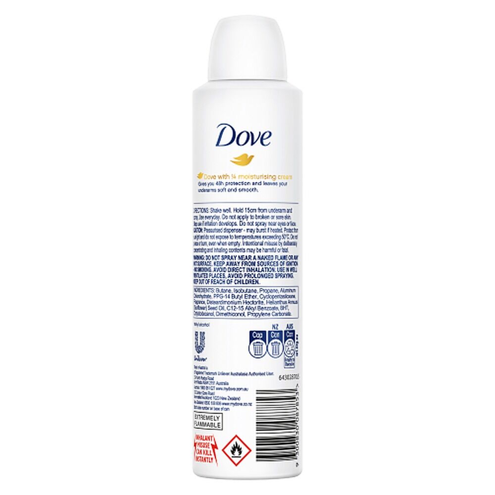 Dove Classic 48h Anti-Perspirant 1/4 Moisturising Cream 250mL