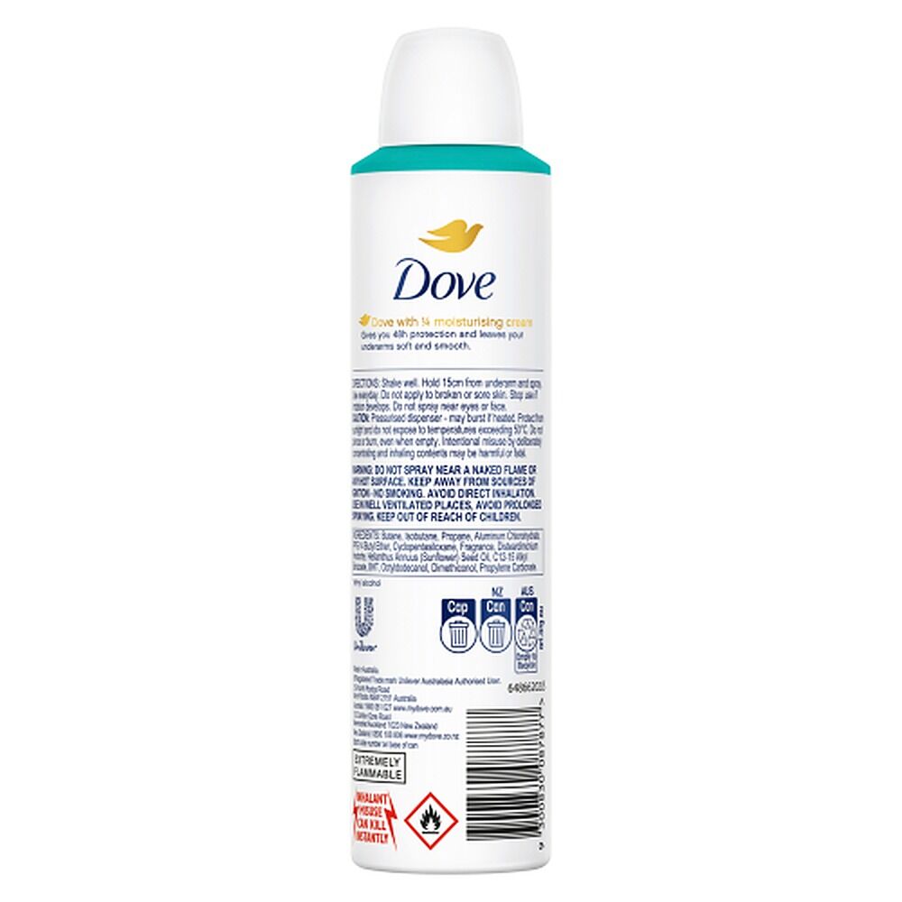 Dove Fresh 48h Anti-Perspirant 1/4 Moisturising Cream Citrus Scent 250mL