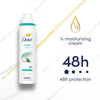 Dove Fresh 48h Anti-Perspirant 1/4 Moisturising Cream Citrus Scent 250mL