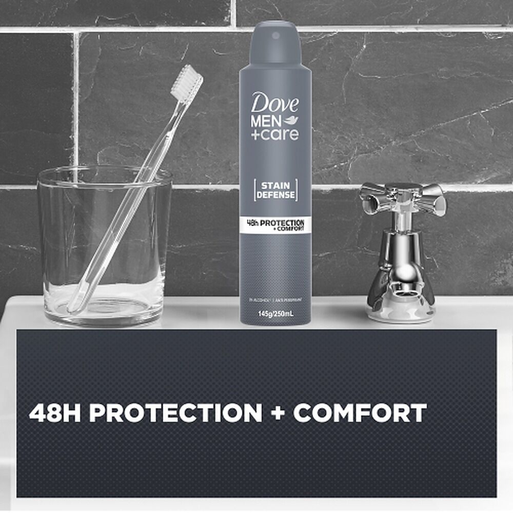 Dove Men+Care Stain Defense Antiperspirant Aerosol 250mL