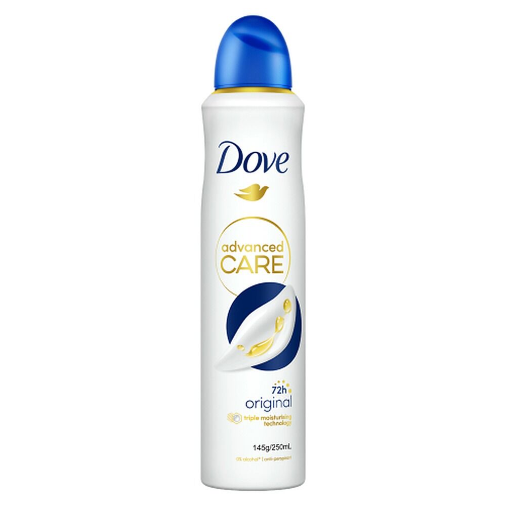 Dove Advanced Care Antiperspirant Aerosol Original 250mL