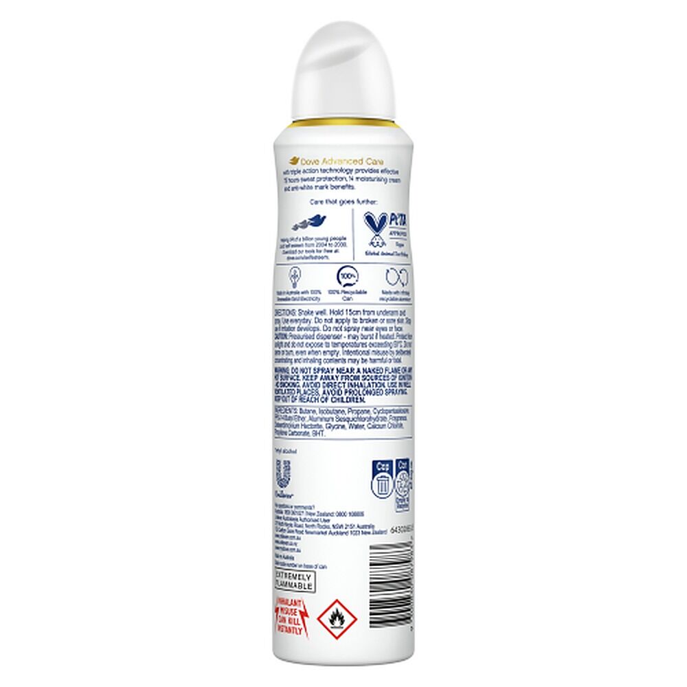 Dove Advanced Care Anti-Perspirant Invisible Dry 250mL