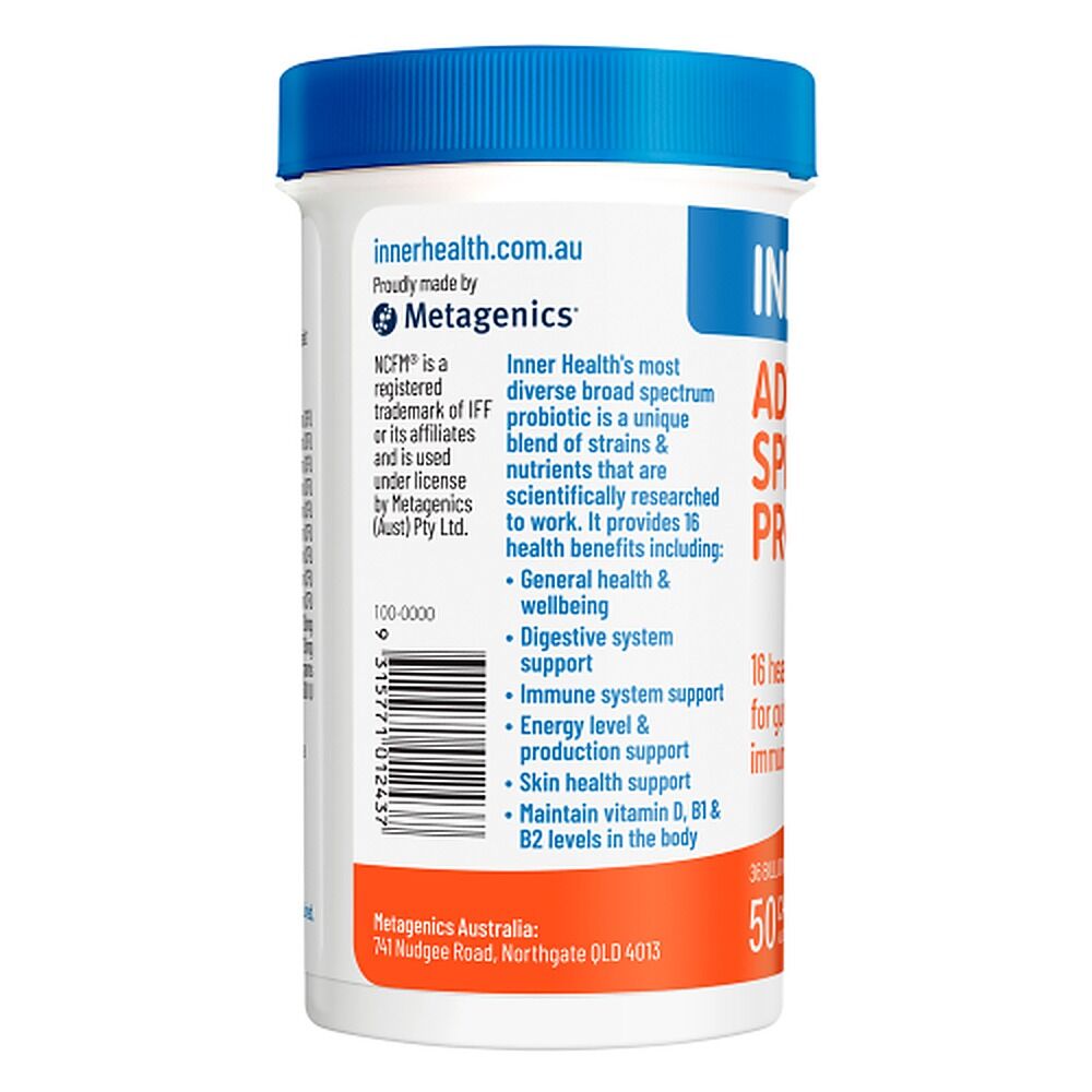 Inner Health Advanced Spectrum Probiotic 50 Capsules