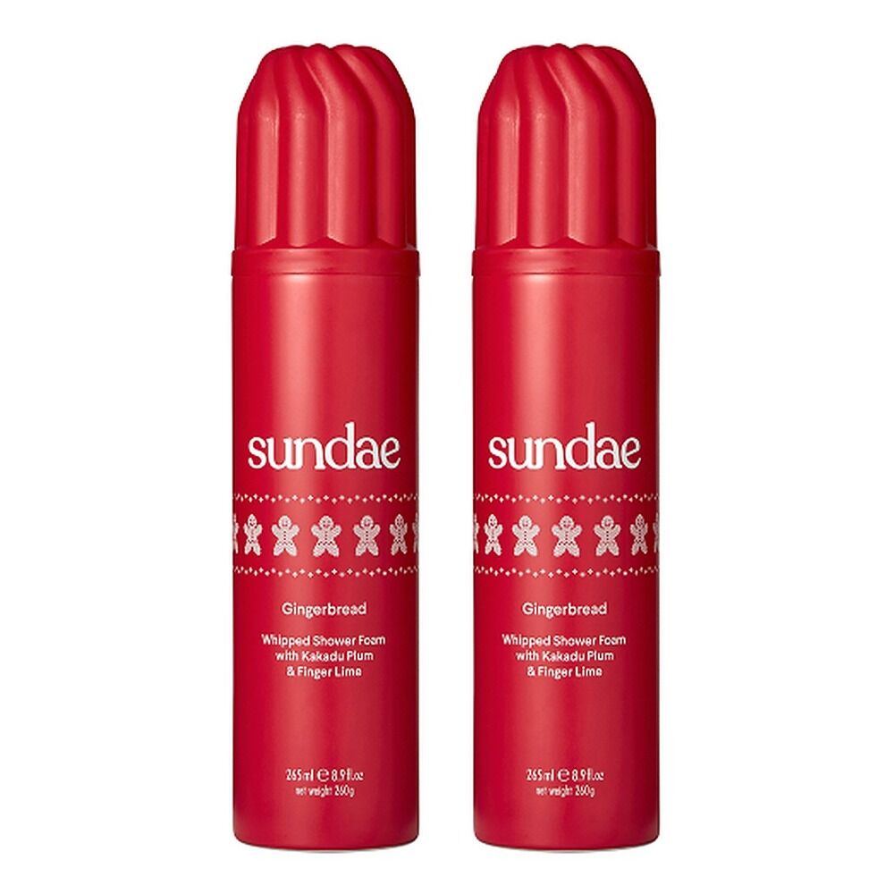Sundae Gingerbread Shower Foam 265mL x 6 Bundle of 2