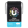 U By Kotex Teen Ultrathin Regular Pads with Wings 14 Pack x 6