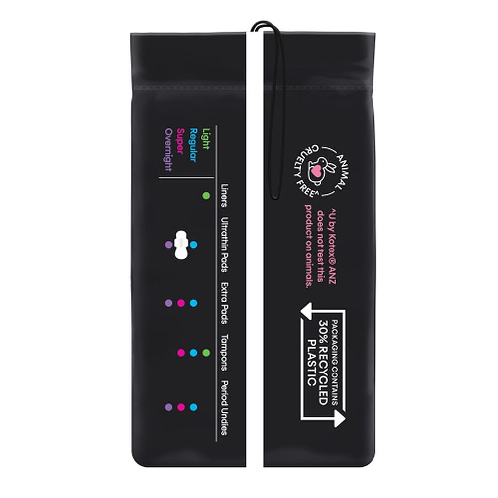 U By Kotex Teen Ultrathin Super Pads with Wings 12 Pack x 4
