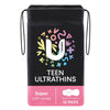 U By Kotex Teen Ultrathin Super Pads with Wings 12 Pack x 4