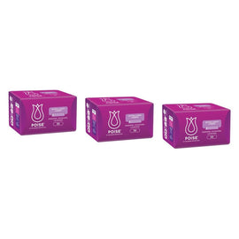 Poise 3-in-1 Bladder Protection Extra Light Liners 30 Pack Bundle of 3