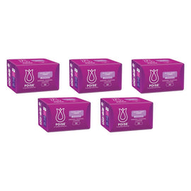 Poise 3-in-1 Bladder Protection Extra Light Liners 30 Pack Bundle of 5