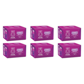 Poise 3-in-1 Bladder Protection Extra Light Liners 30 Pack Bundle of 6