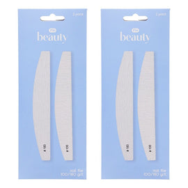 Pharmacy Health Nail File 100/180 Grit Pack of 2