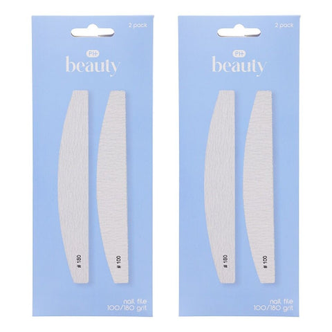 Pharmacy Health Nail File 100/180 Grit Pack of 2