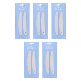 Pharmacy Health Nail File 100/180 Grit Pack of 5