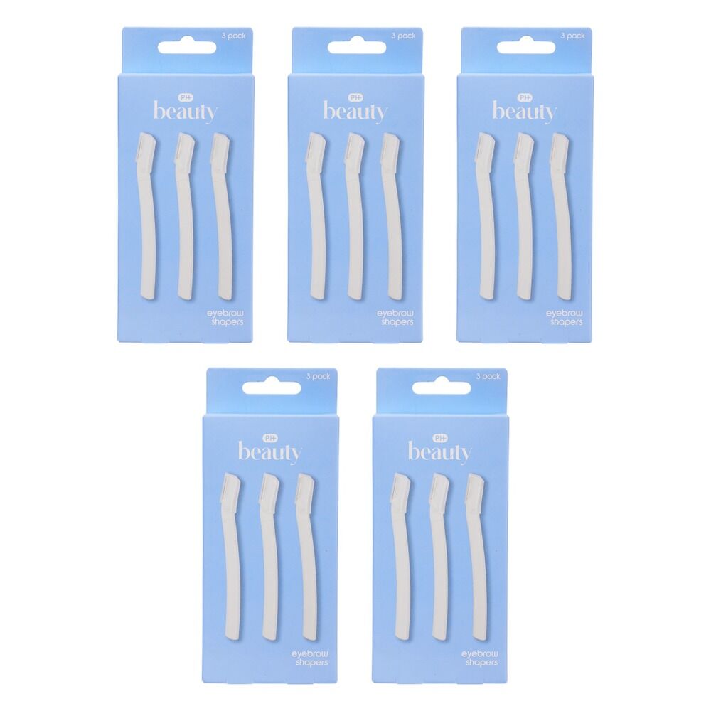 Pharmacy Health Eyebrow Shapers 3 Pack Bundle of 5