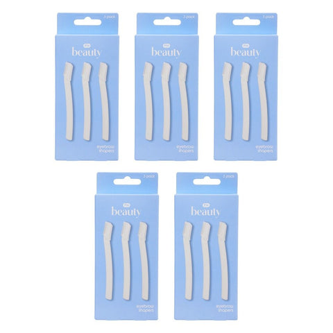 Pharmacy Health Eyebrow Shapers 3 Pack Bundle of 5