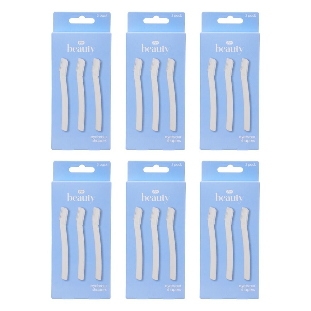 Pharmacy Health Eyebrow Shapers 3 Pack Bundle of 6