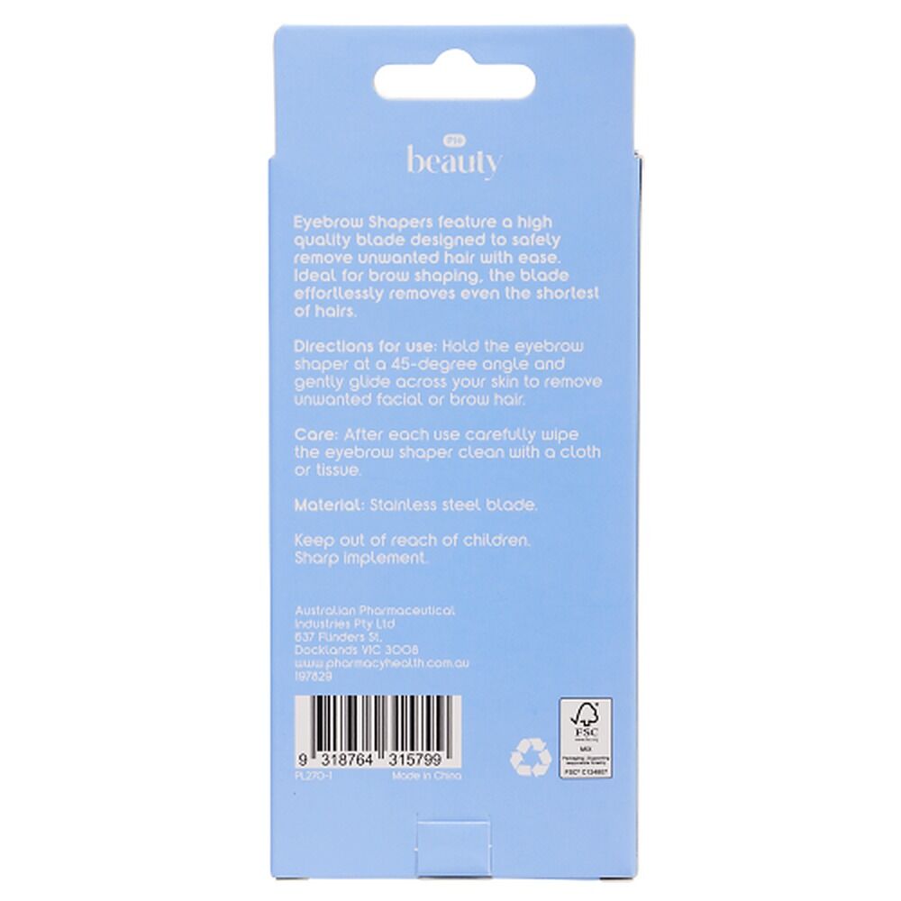 Pharmacy Health Eyebrow Shapers 3 Pack