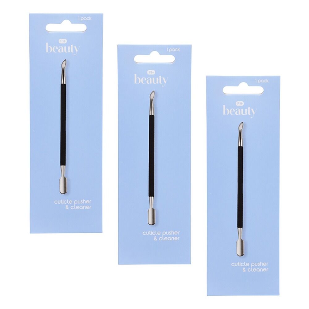 Pharmacy Health Cuticle Pusher & Cleaner Pack of 3