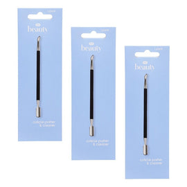 Pharmacy Health Cuticle Pusher & Cleaner Pack of 3