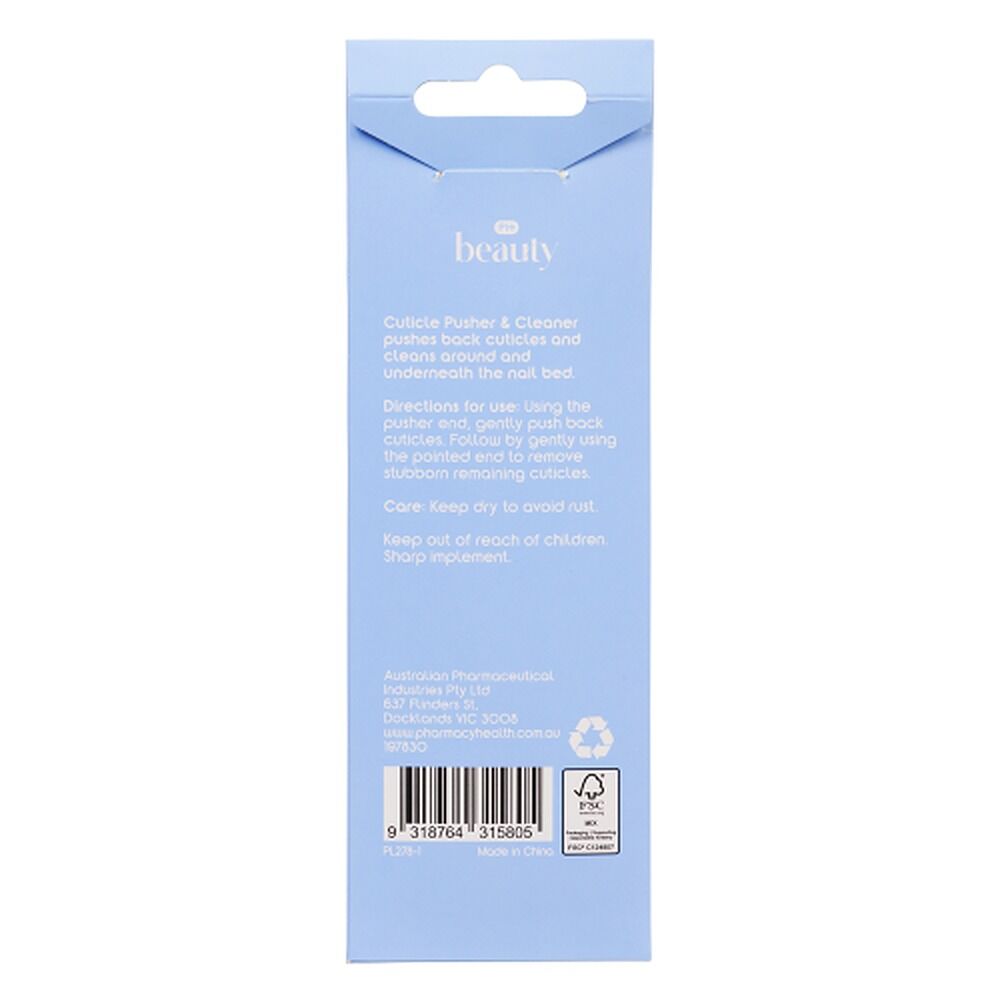 Pharmacy Health Cuticle Pusher & Cleaner