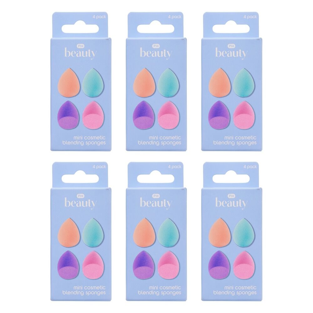 Pharmacy Health Mini Blending Sponges 4 Pack Bundle of 6