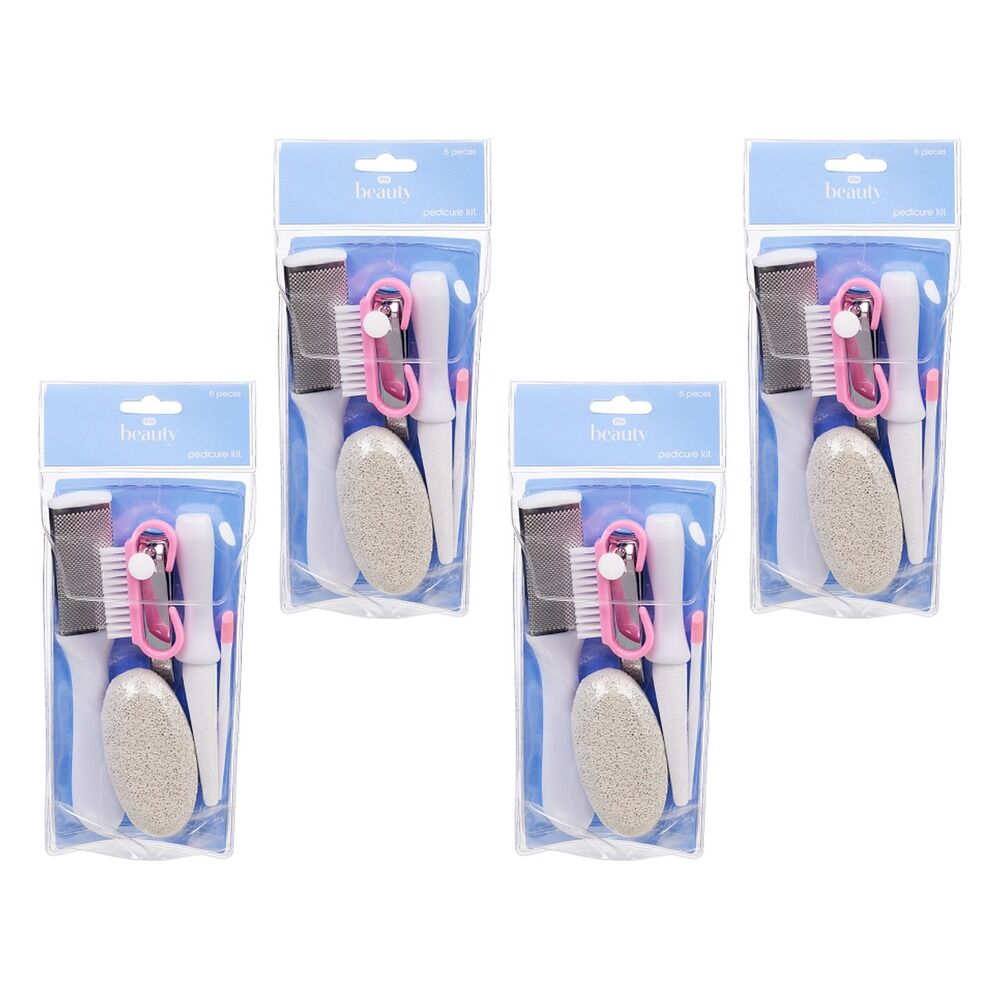 Pharmacy Health Pedicure Kit 6 Pieces Pack of 4