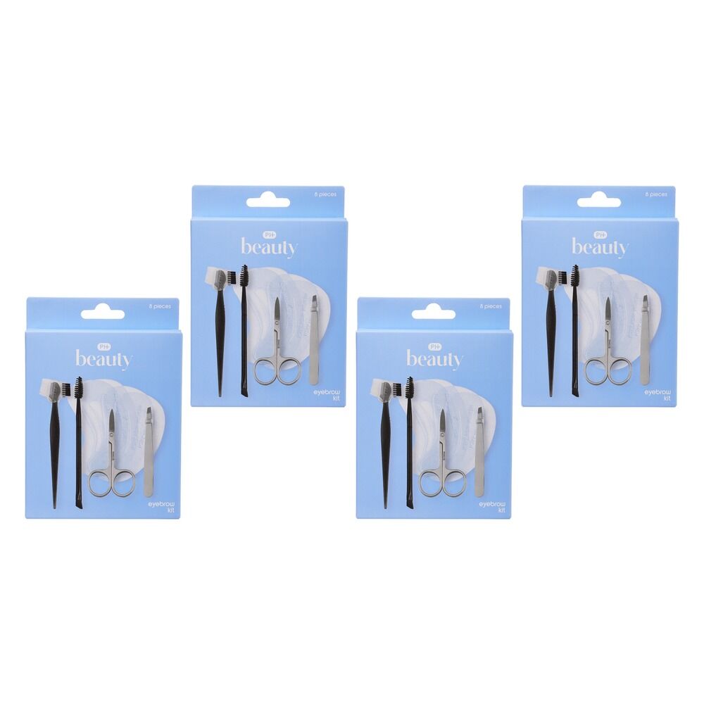Pharmacy Health Brow Kit 8 Piece Set Pack of 4